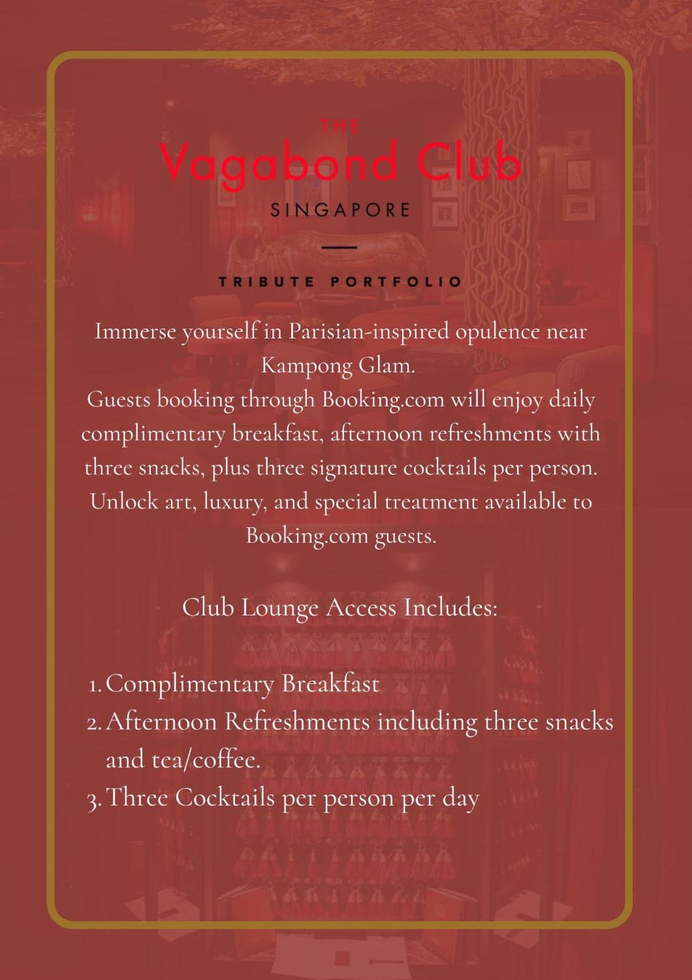 The Vagabond Club, A Tribute Portfolio Hotel Singapore Exterior foto